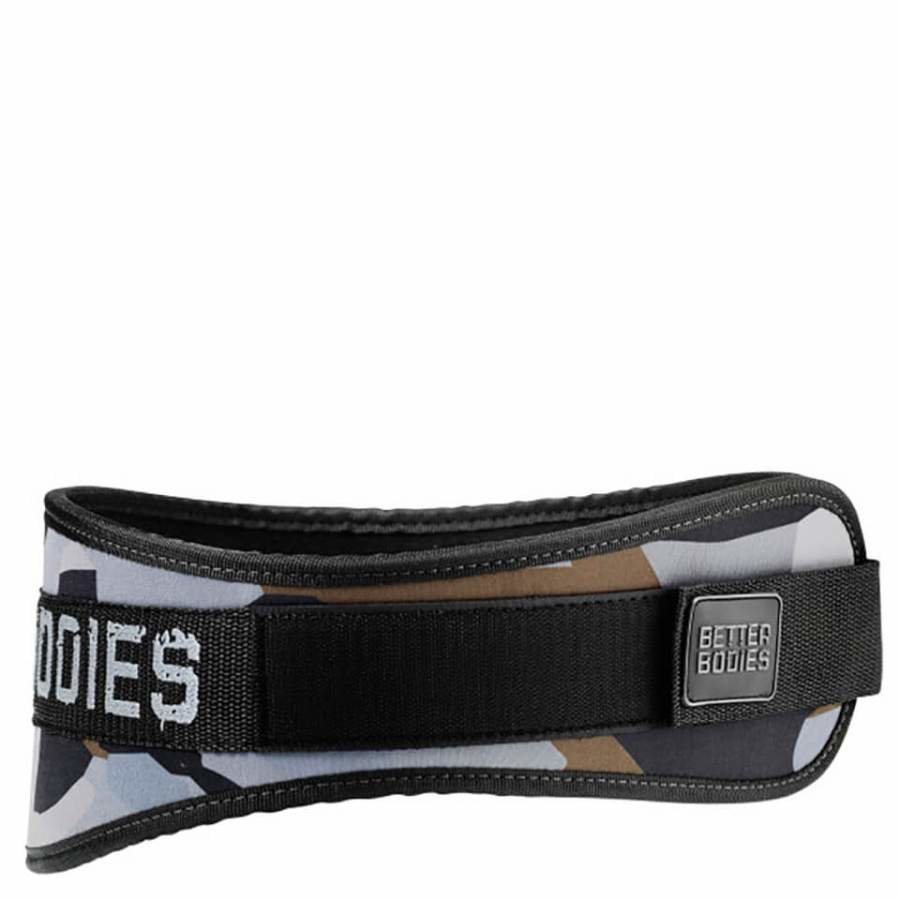 Better Bodies Basic Gym Belt Green Camo M Vihreä