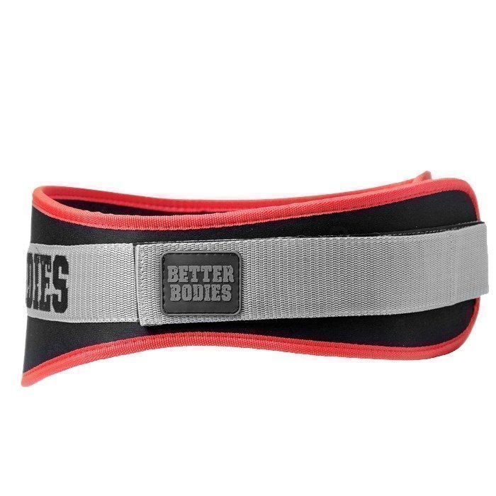 Better Bodies Basic Gym Belt black/red L