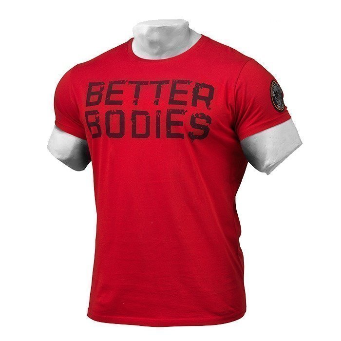 Better Bodies Basic Logo Tee jester red L