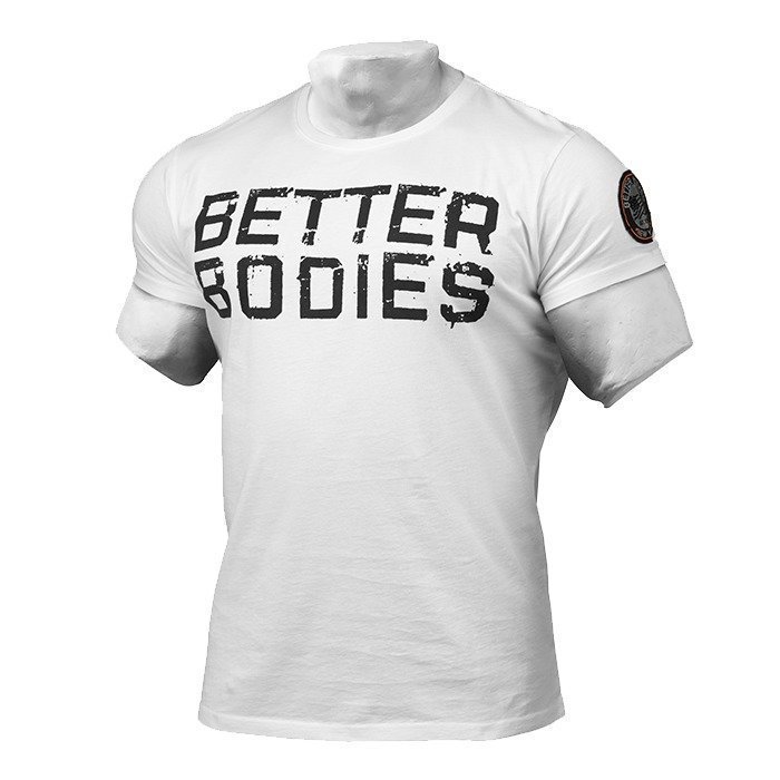 Better Bodies Basic Logo Tee white XL