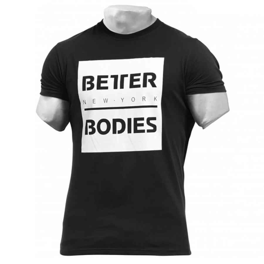 Better Bodies Casual T-Shirt Black L Musta