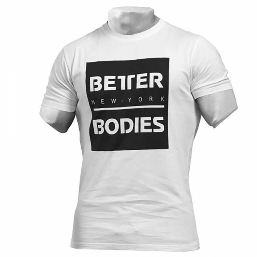 Better Bodies Casual T-Shirt White XL Valkoinen