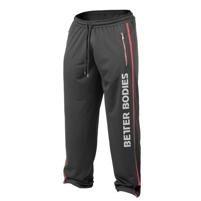 Better Bodies Classic mesh pant black/red L