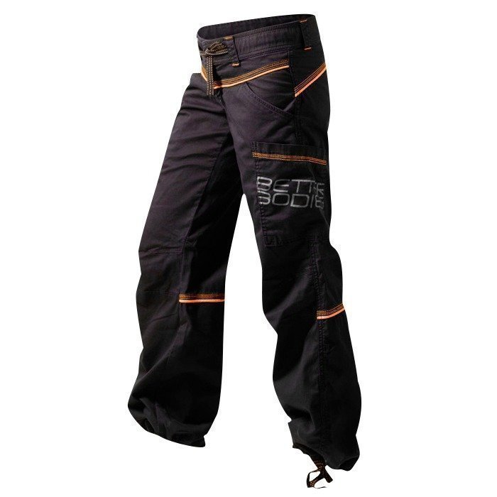 Better Bodies Contrast windpant black/orange L