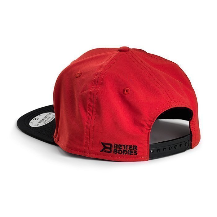 Better Bodies Flat Bill Cap red/black