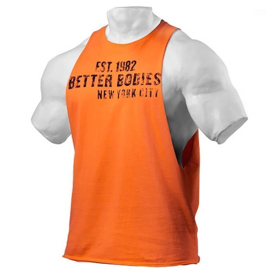 Better Bodies Graphic Logo Short Sleeve T-Shirt Orange L Oranssi