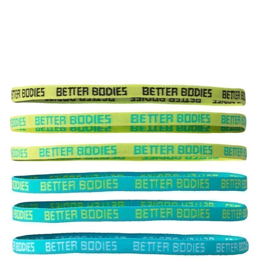 Better Bodies Headband Aqua/Dark Grey