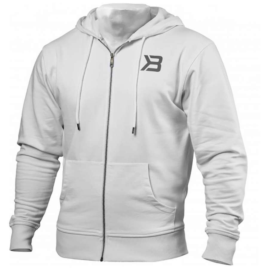 Better Bodies Jersey Hoody White L Valkoinen