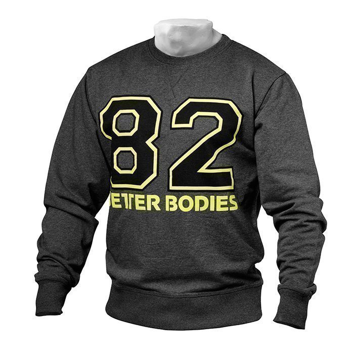 Better Bodies Jersey Sweatshirt antracite melange S