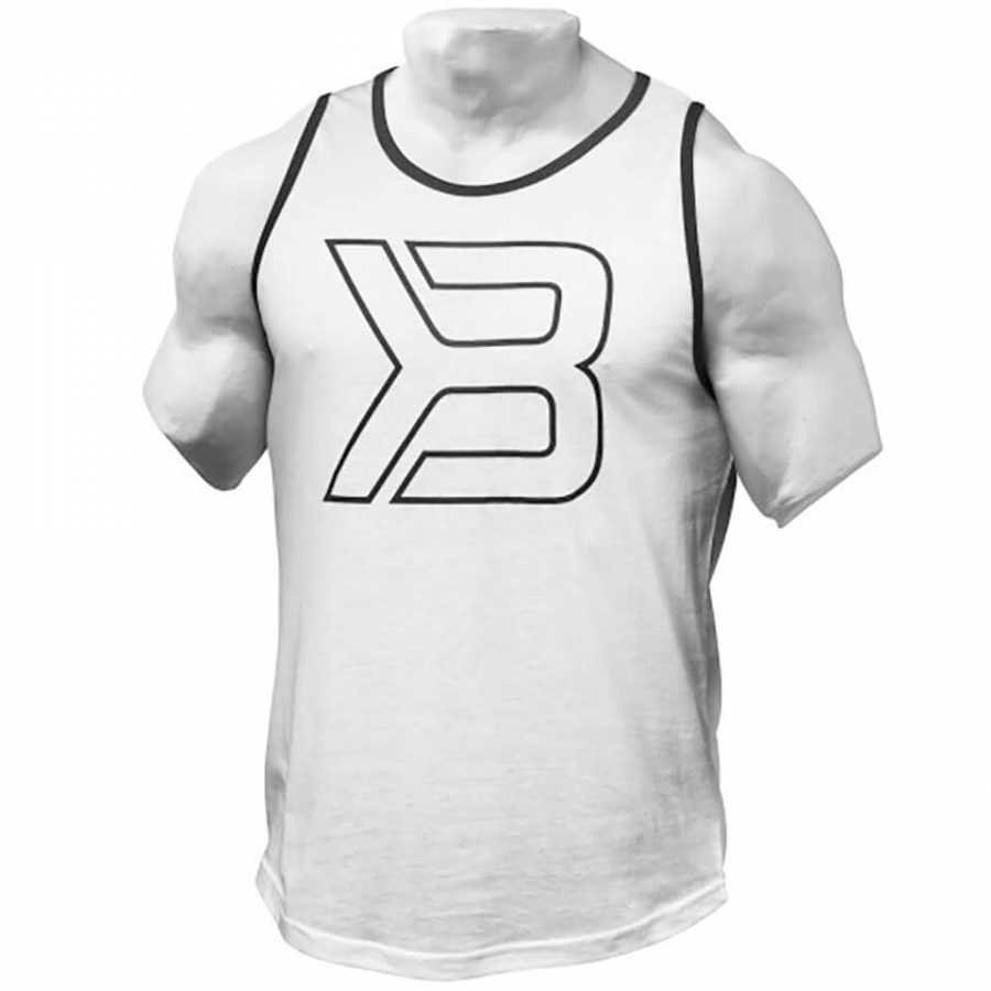 Better Bodies Jersey Tank Top White L Valkoinen