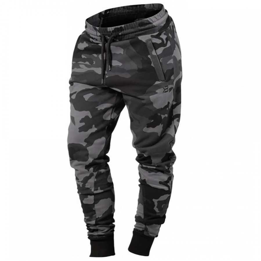 Better Bodies Jogger Sweatpants Dark Camo XS Vihreä