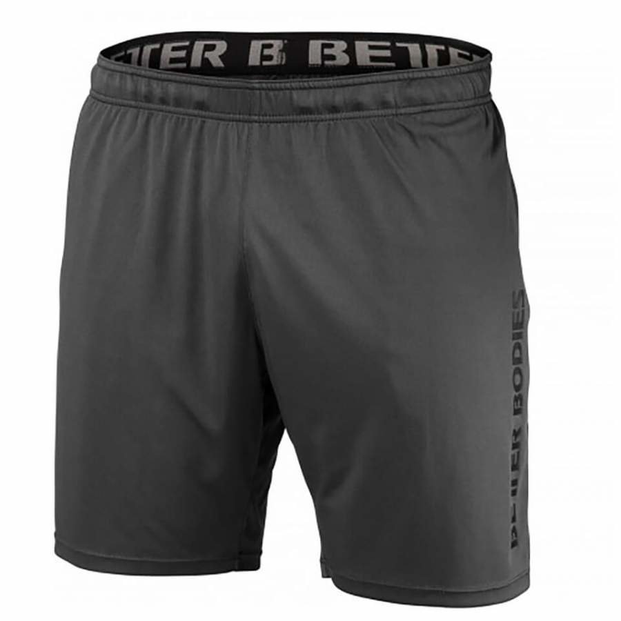 Better Bodies Loose Function Shorts Iron L Harmaa