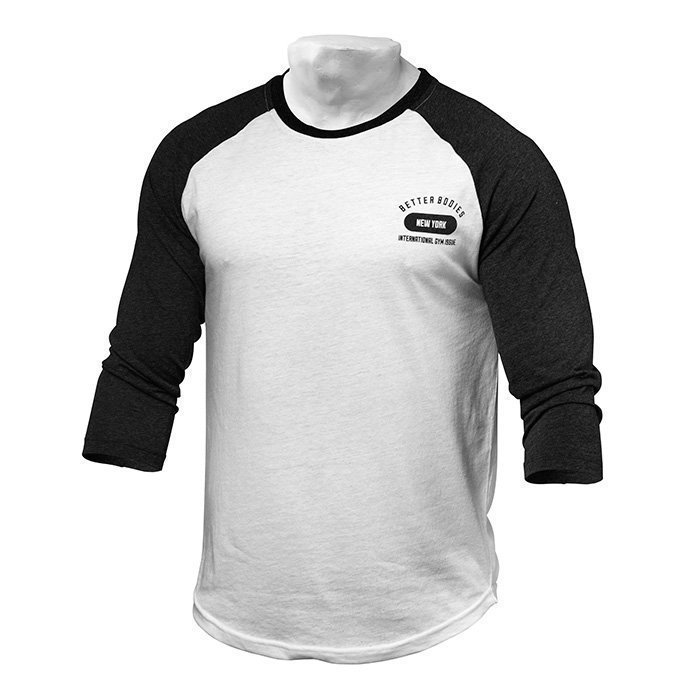 Better Bodies Men's Baseball Tee antracite/white S