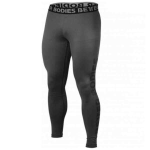 Better Bodies Men's Logo Tights Iron XL Harmaa