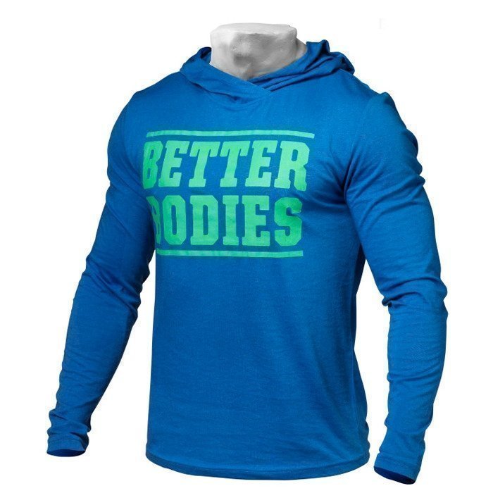 Better Bodies Men's Soft Hoodie bright blue L