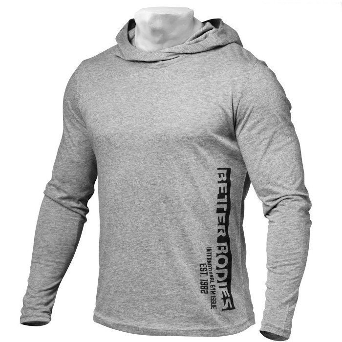 Better Bodies Men's Soft Hoodie greymelange L