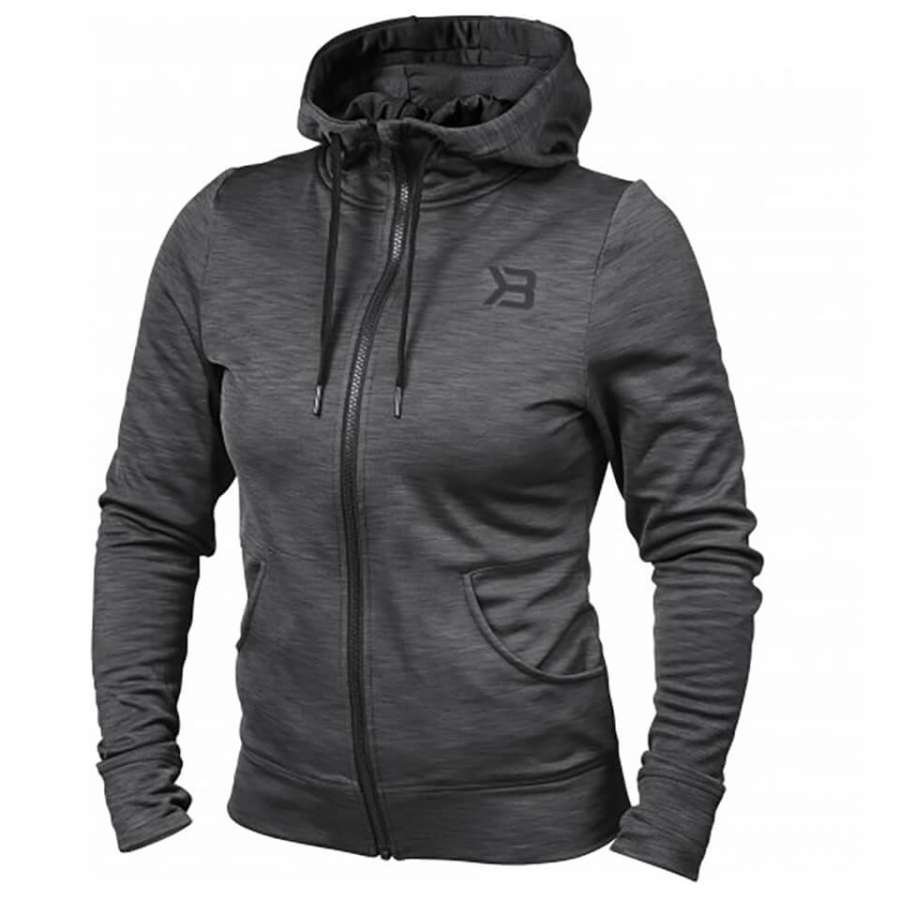 Better Bodies Performance Hoody Antracite Melange L Harmaa