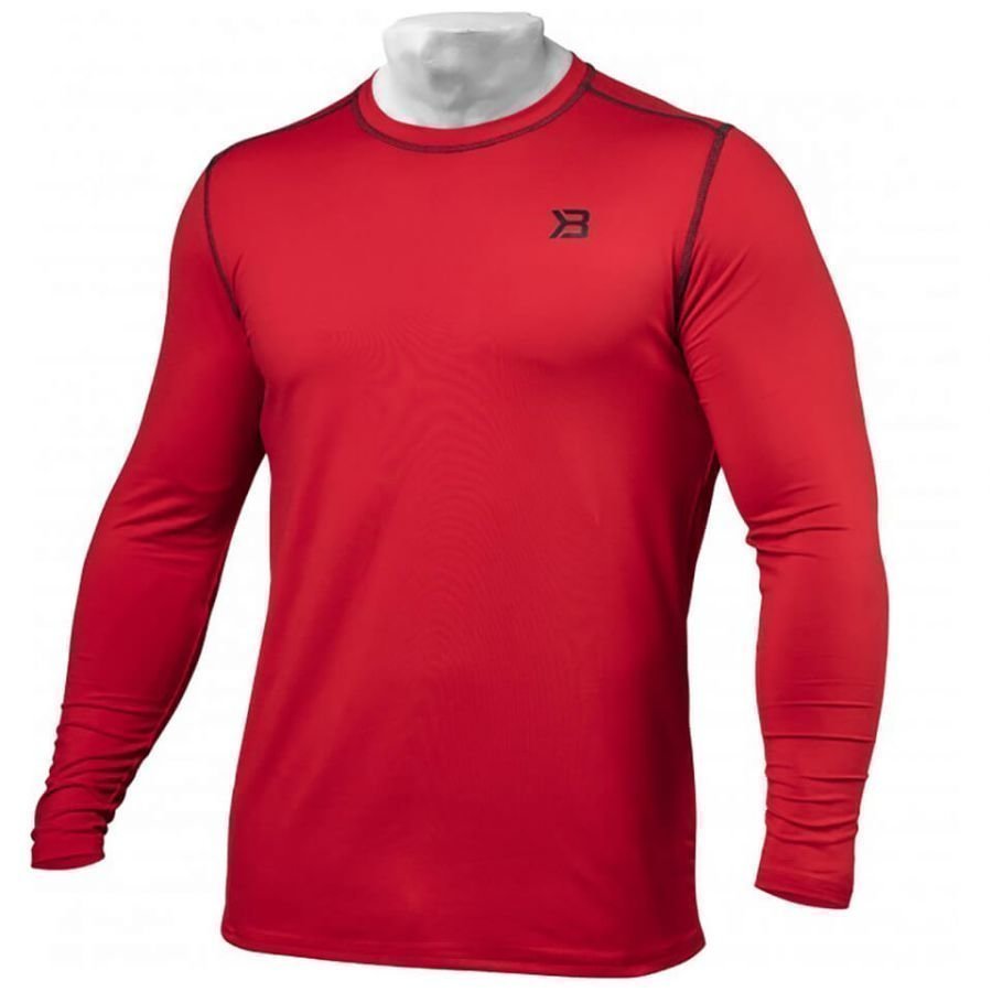 Better Bodies Performance Long Sleeve T-Shirt Bright Red XL Punainen