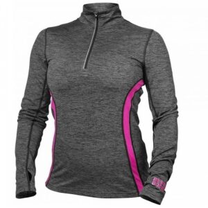 Better Bodies Performance Mid Long Sleeve Sweatshirt Graphite/Pink L Grey/Pink