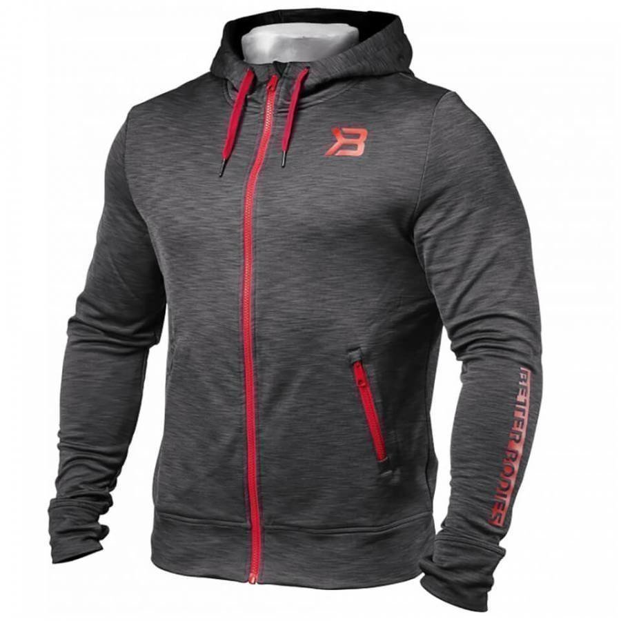 Better Bodies Performance Power Hoody Antracite Melange S Harmaa