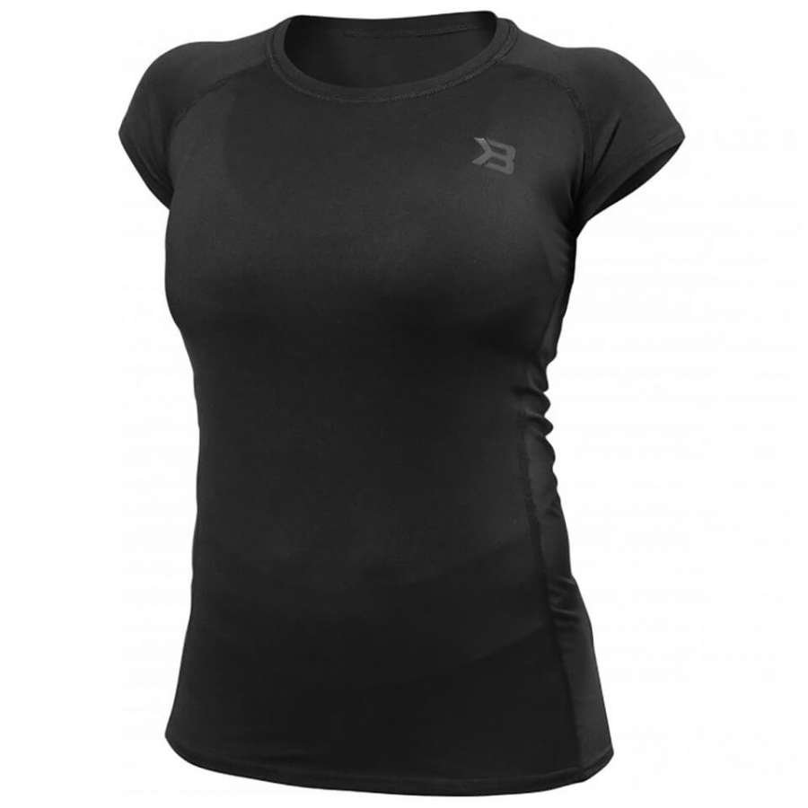 Better Bodies Performance Soft T-Shirt Black M Musta