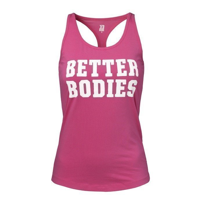 Better Bodies Printed T-back Pink/white S