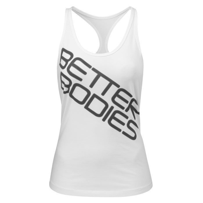 Better Bodies Printed T-back white S