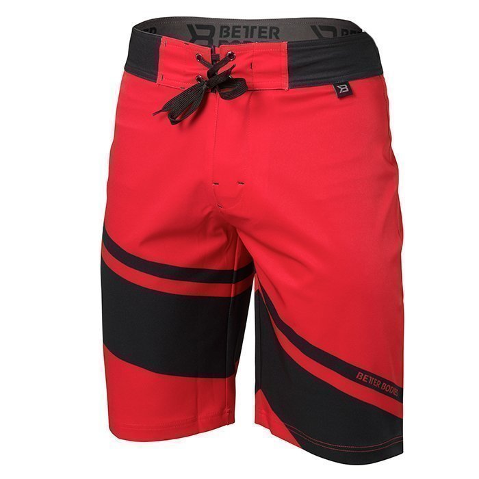 Better Bodies Pro Boardshorts Bright red L