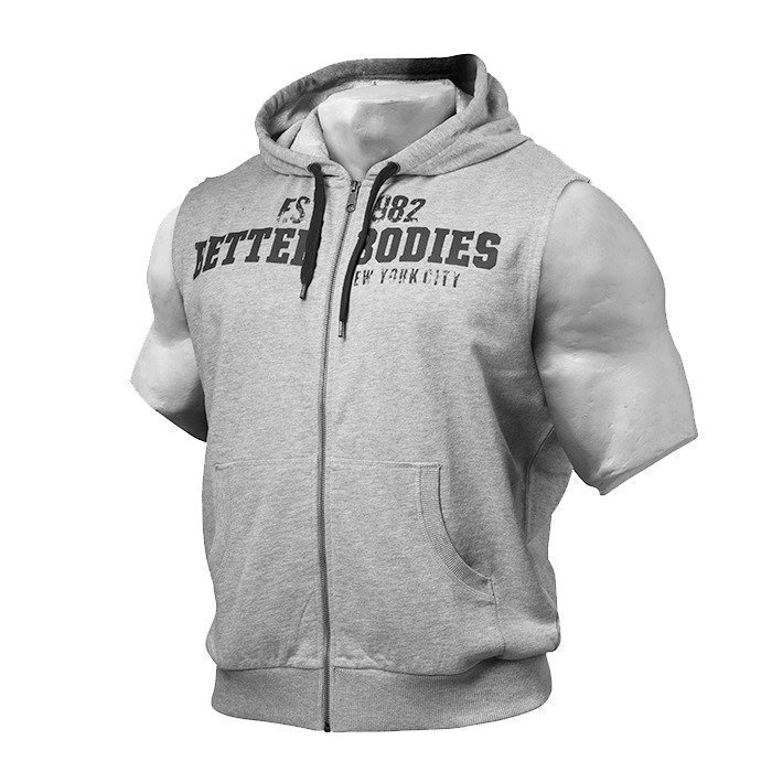 Better Bodies Raw S/L Hood greymelange L