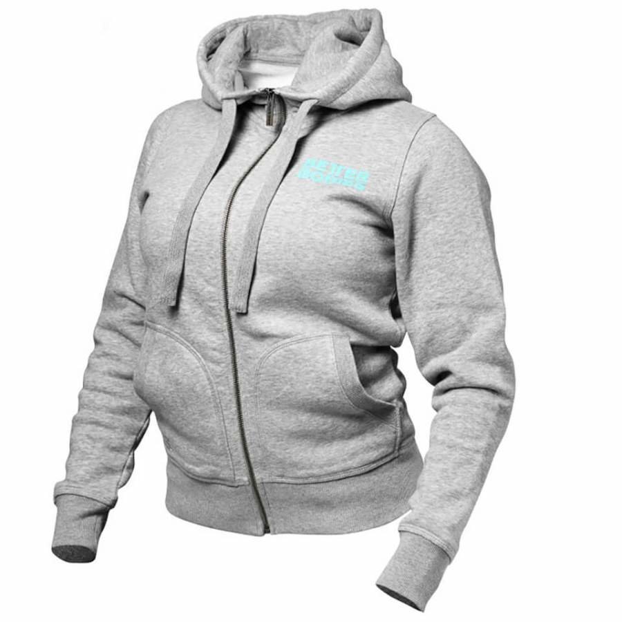 Better Bodies Soft Hoody Grey Melange L Harmaa