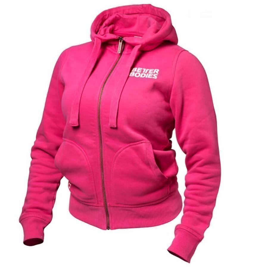 Better Bodies Soft Hoody Hot Pink L Pinkki