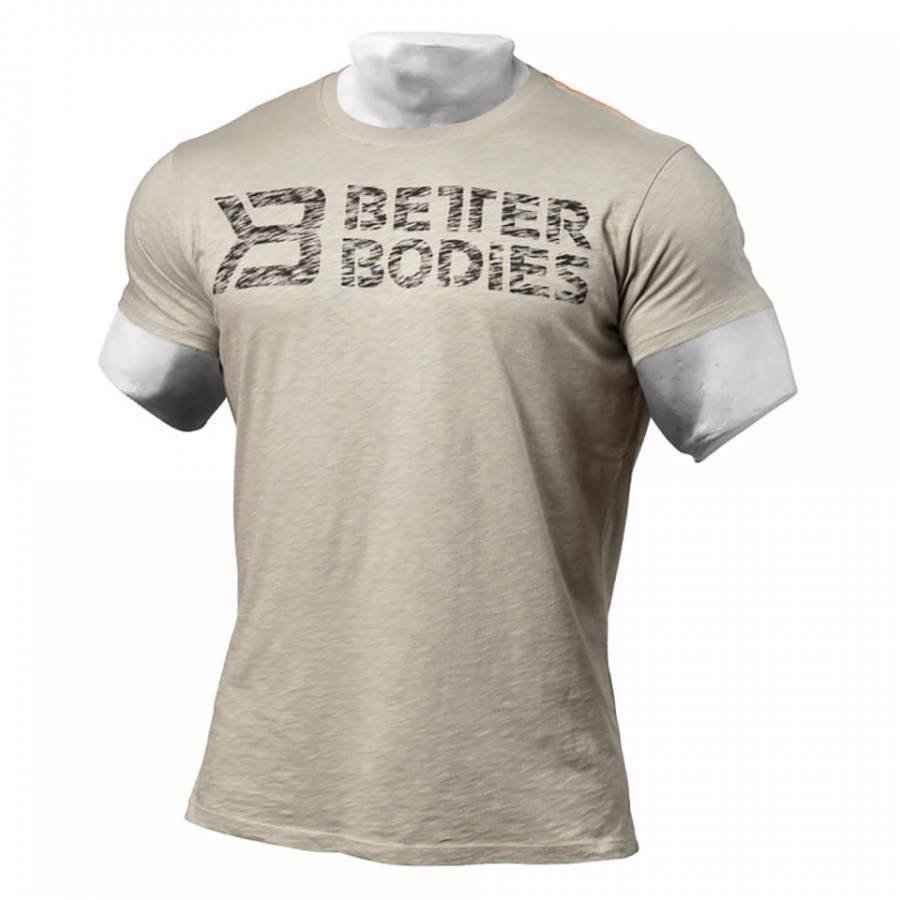 Better Bodies Symbol Printed T-Shirt Light Grey XXL Harmaa