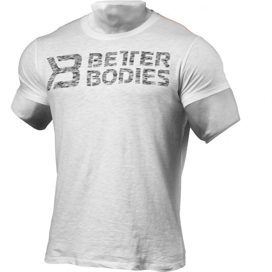 Better Bodies Symbol Printed T-Shirt White L Valkoinen