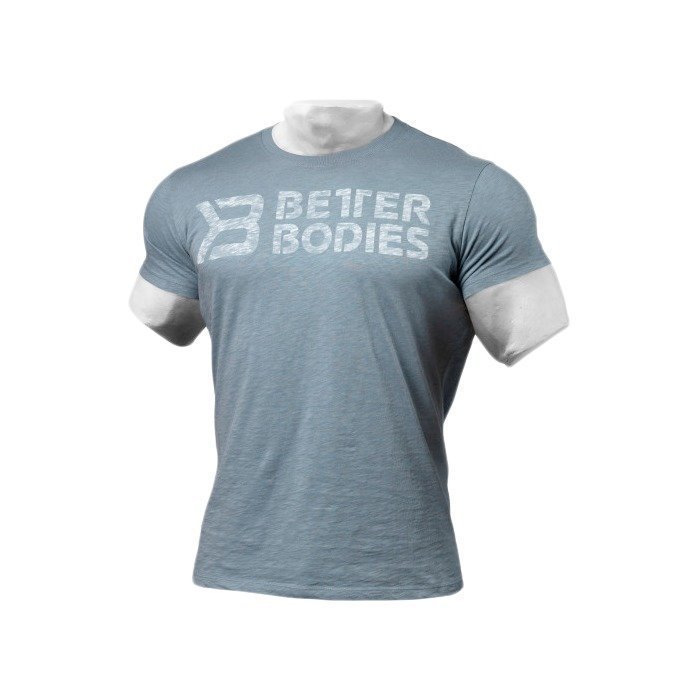 Better Bodies Symbol Printed Tee ocean blue L