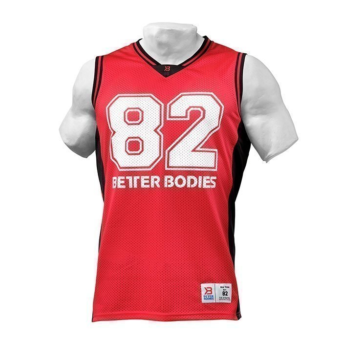 Better Bodies Tip-Off Tank Bright Red Small