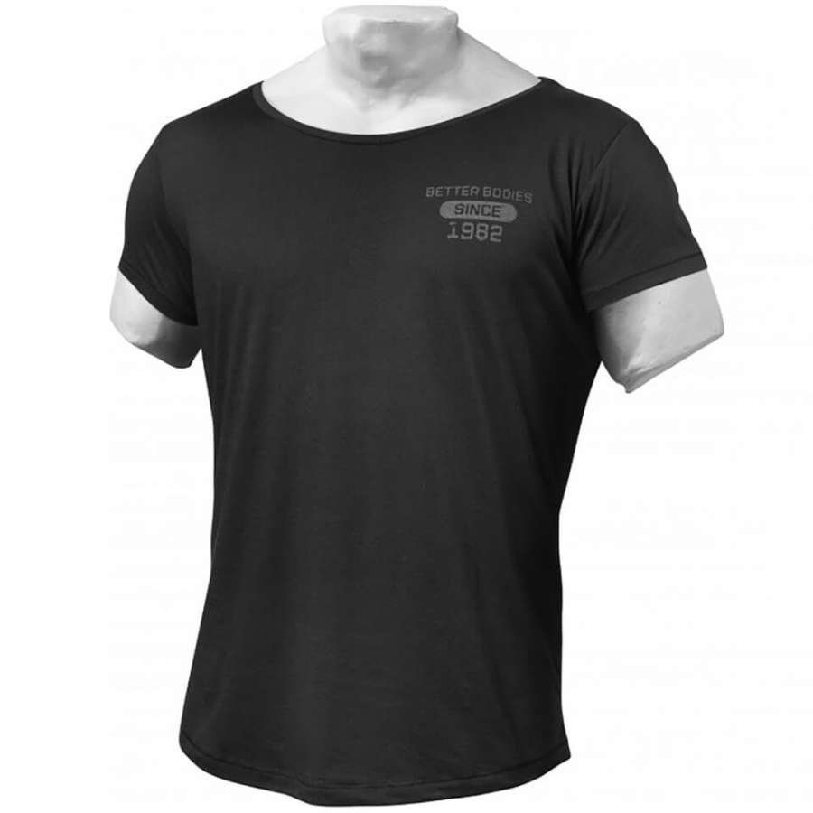Better Bodies Tribeca T-Shirt Black L Musta
