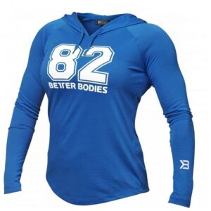 Better Bodies Varsity Hoody Bright Blue M Sininen