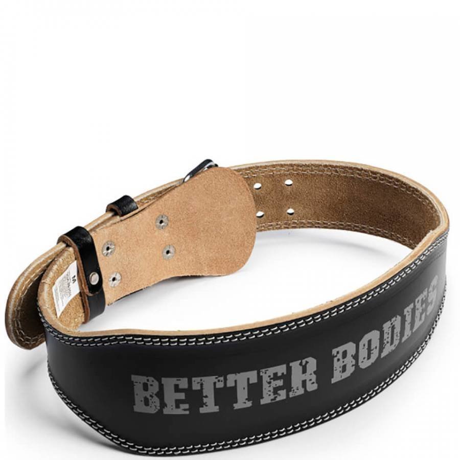 Better Bodies Weight Lifting Belt Black M Musta