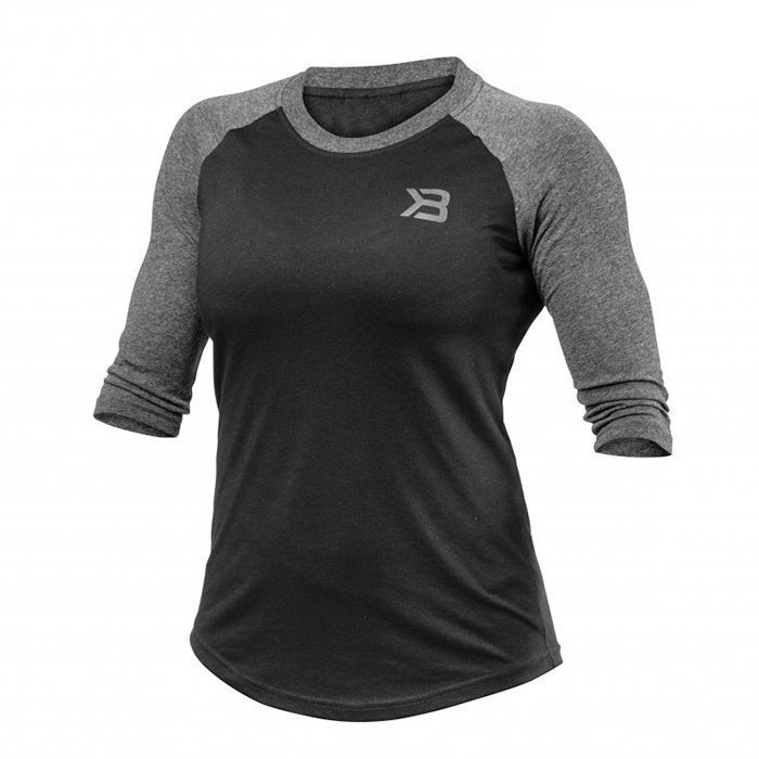 Better Bodies Women's Baseball Tee Black Medium