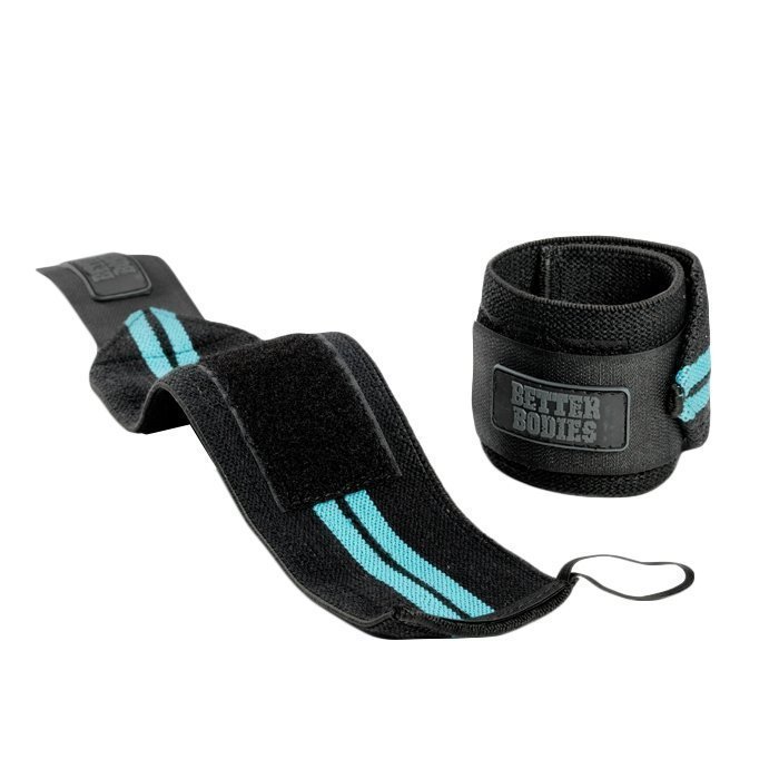 Better Bodies Womens Wrist Wraps aqua blue