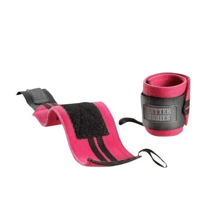 Better Bodies Women's Wrist Wraps hot pink