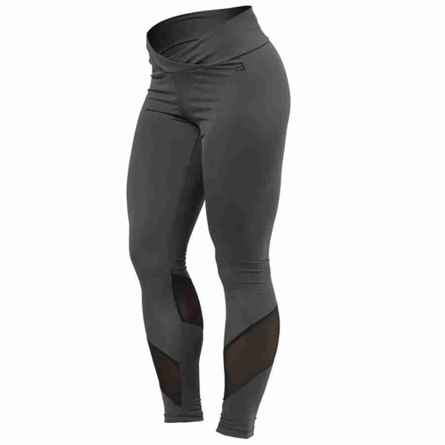 Better Bodies Wrap Tights Dark Grey M Harmaa