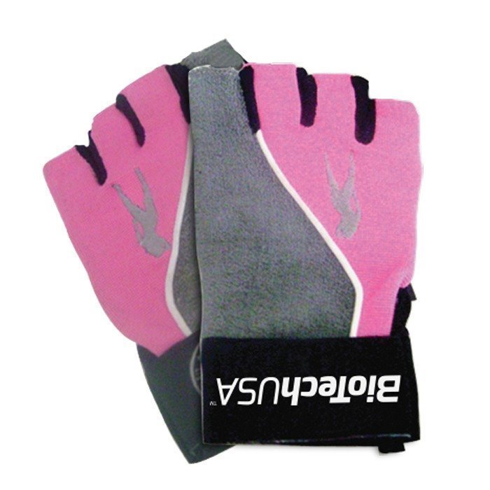 Biotech USA PinkFit Gloves Grey/Pink Medium