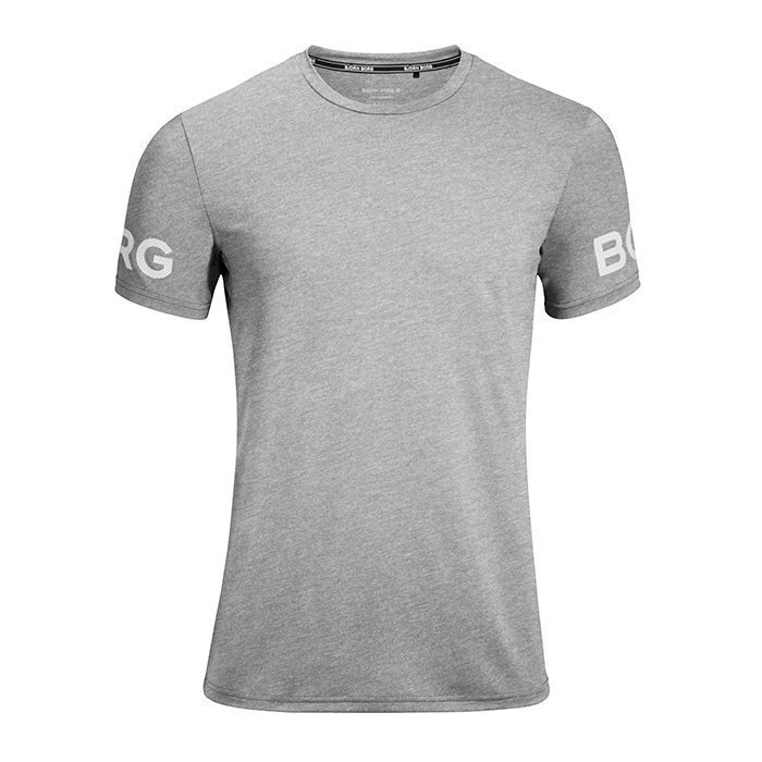 Björn Borg Palmer Tee Grey Melange XXL Urheilukauppa24.fi