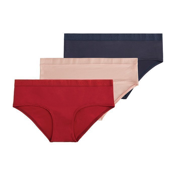 Björn Borg Hipster Seasonal Solids 3-P Rio Red L