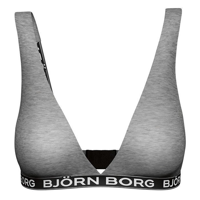 Björn Borg Iconic Cotton Bra Grey Melange L