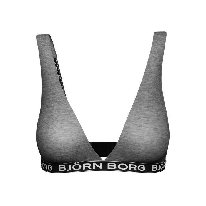 Björn Borg Iconic Cotton Bra grey melange XS