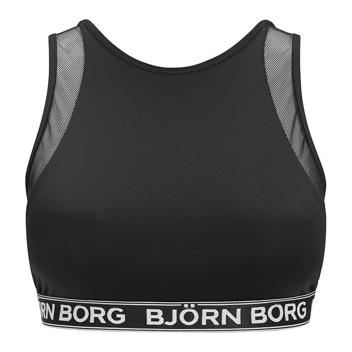 Björn Borg Iconic Mesh High Neck Seasonal Solids Black L