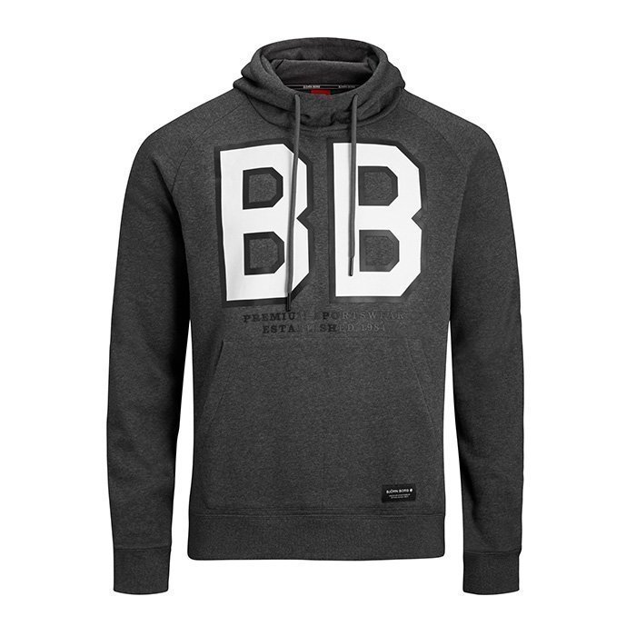 Björn Borg Linus Hoodie Anthracite Melange L