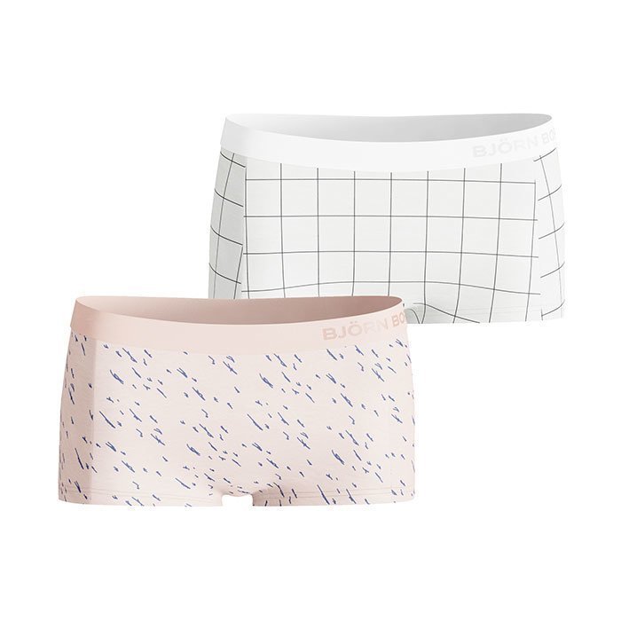 Björn Borg Mini Shorts BB Reflection 2-pack evening sand L